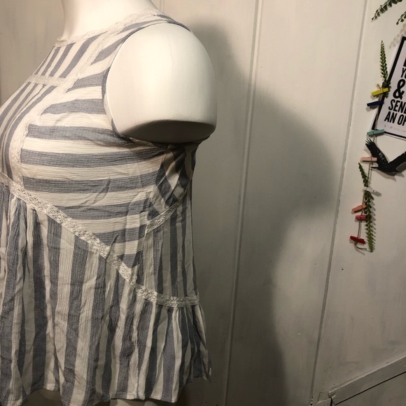 Lane Bryant- baby doll tank with lace sz 16 - Picture 2 of 8